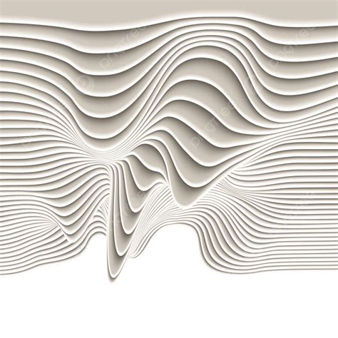 Fondo Moderno De Ondas De Corte De Papel De Vector Separar Espejismo