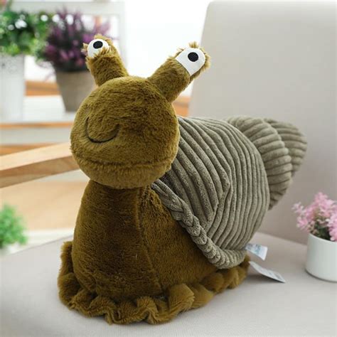 Plush brown snail toy | Custom stuffed animals