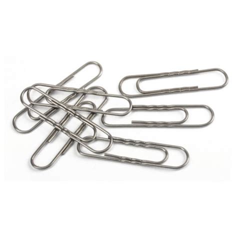 Скрепки 50мм 50шт гофрированные ~ Помощница Торг