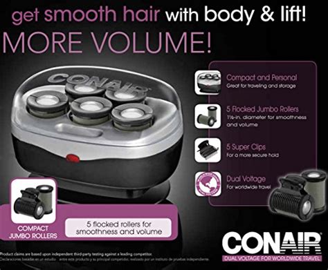 Conair Instant Heat Travel Hot Rollers Black Pricepulse