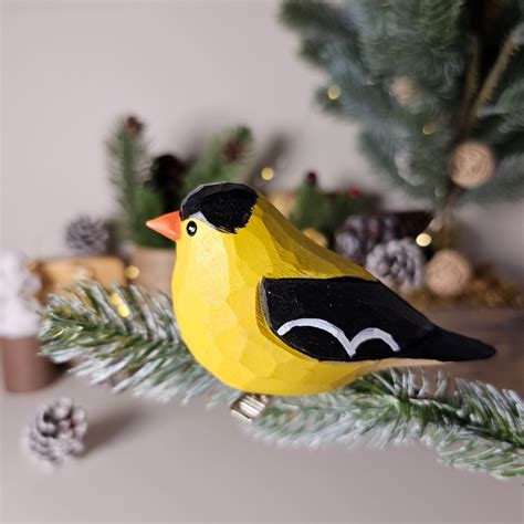 Handcrafted Clip On Bird Christmas Tree Ornaments Unique Festive And Artisanal Decorations For