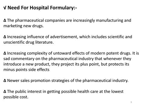 Hospital Formulary Ppt