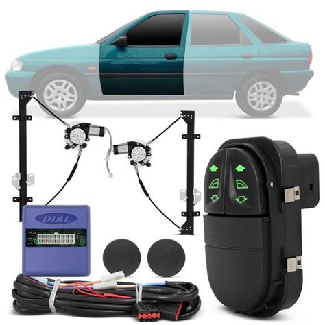 Kit Vidro Elétrico Chevrolet Escort Zetec 1997 1998 1999 2000 2001 2002