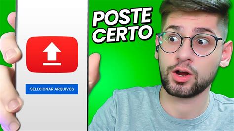 Como publicar vídeo da forma certa no YouTube pelo celular YouTube