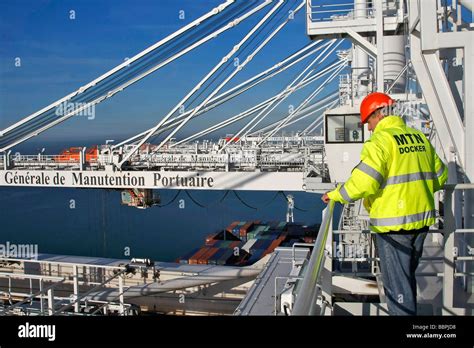 Container Terminal Gate Hi Res Stock Photography And Images Alamy