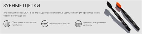 Продукция - Зубные щетки | PRESIDENT — зубные пасты на основе ...