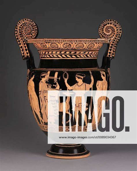 Lucanian Red Figure Volute Krater Attributed To The Palermo Painter