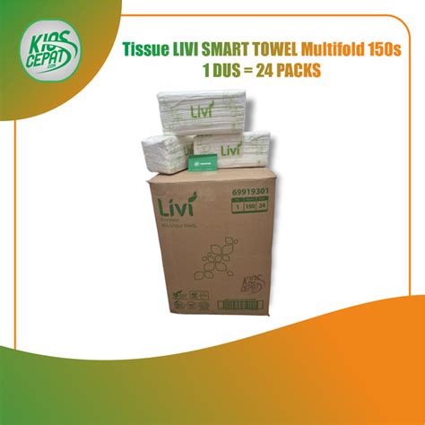 Jual Tissue Livi Smart Towel Multifold Every Day Hand Towel Dus