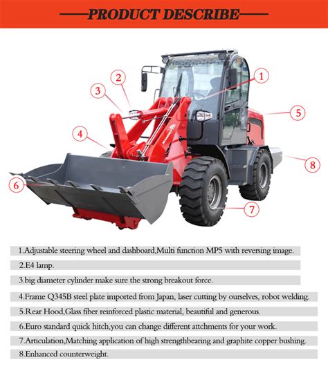 Ce Mammut Cs Kg Mini Small Front And Wheel Loader For Farm