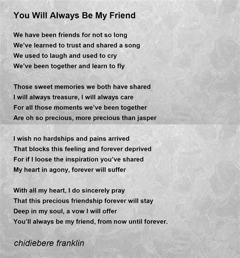 Poems About Friendship That Will Make You Cry