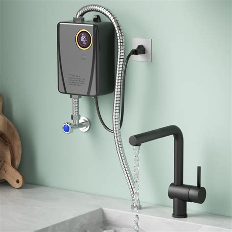 Aiqidi W V Instant Electric Water Heater Wall Mounted Vertical Small Tankless Hot Water