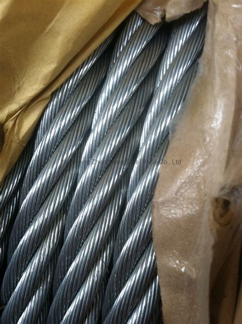 Galvanized And Ungalvanized Steel Wire Rope 6X36 FC 6mm 50mm Wire Rope