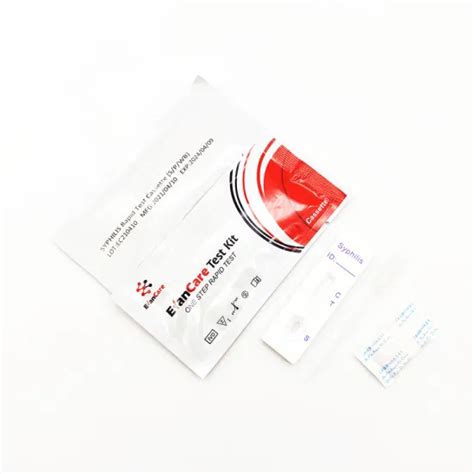 One Step Medical Diagnostic Rapid Syphilis Test Cassette Diagnostic Kit