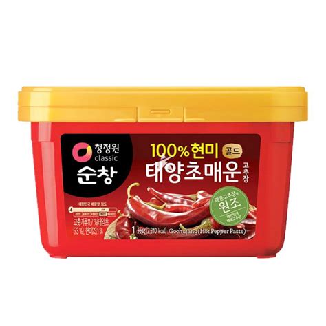 Buy Daesang Chung Jung One Gochujang Hot Pepper Paste Spicy 1kg Korean Supermarket Online UK