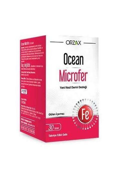 Ocean Orzax Microfer Takviye Edici Gıda 30 Tablet Fiyatı Yorumları