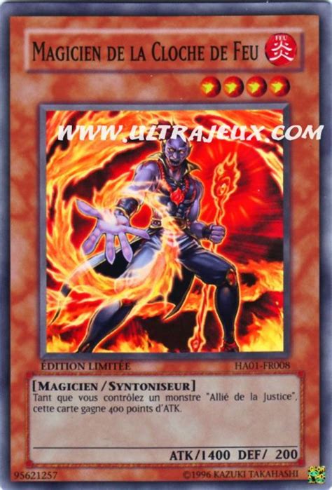 Magicien De La Cloche De Feu Ha Fr Carte Yu Gi Oh Cartes L