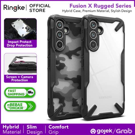 Promo Case Samsung Galaxy A G Ringke Fusion X Casing Camo Black