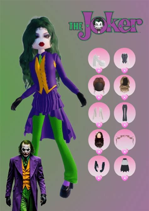 Dti The Joker Dti Villains Dc Villains Dti Roblox Dti Cosplay