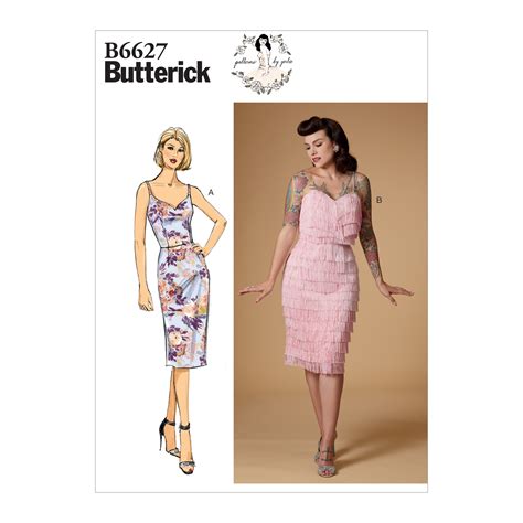 Butterick 6627 Misses Dress