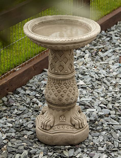 Statues Sculptures Online Lions Foot Design Stone Garden Birdbath