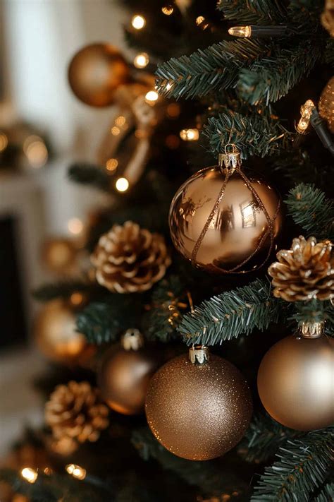 60 Beautiful Brown Christmas Tree Decorations for a Warm, Elegant Holiday