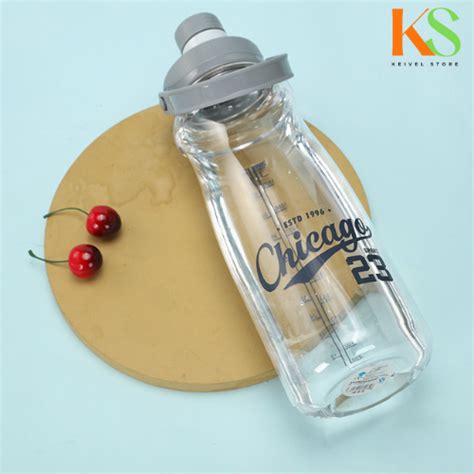 Jual Botol Minum Olahraga Workout Chicago Sport Water Bottle Estetik 1