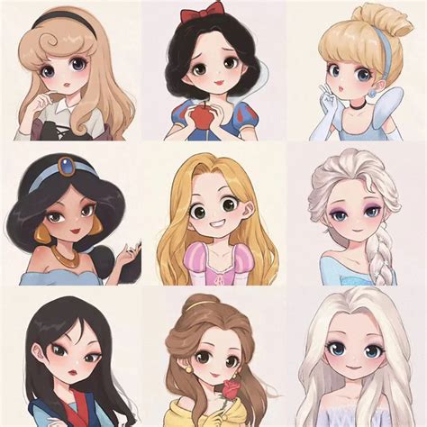 P Ster De Dibujos Animados De Princesas Disney Para Ni Os Impresiones