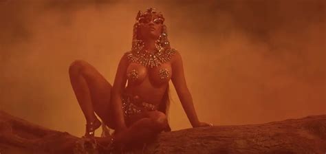 Watch Nicki Minaj As An Almost Nude Queen In Ganja Burn Music Video Review Justrandomthings