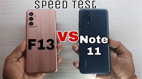 Samsung Galaxy F13 Vs Redmi Note 11 Speed Test Comparison Exynos 850