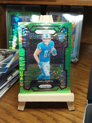 Panini Prizm Sam Laporta Rc Neon Green Pulsar Rookie Lions Ebay