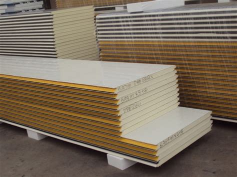 Mm Mm Mm Polyurethane Sandwich Panel For Metal Wall Cladding