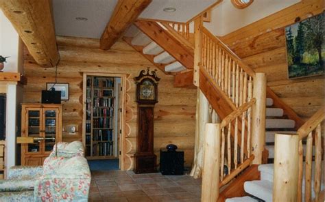 Log Cabin Homes & Kits: Interior Photo Gallery