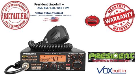 New Model President Lincoln Ii Plus V3 10 And 12 Meter Ham Radioのebay公認海外通販｜セカイモン