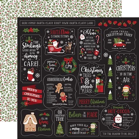 Echo Park Christmas Magic Collection 12 X 12 Double Sided Paper