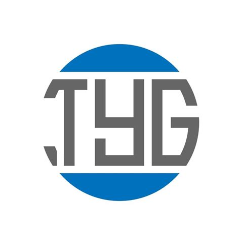 TYG letter logo design on white background. TYG creative initials ...