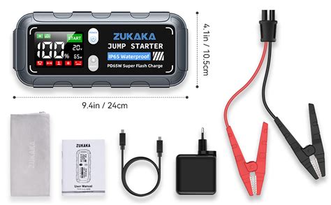 Zukaka A Booster Batterie Mah D Marreur De Voiture V Tout