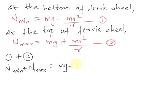 Solved A Woman Rides On A Ferris Wheel Of Radius M That Maintains