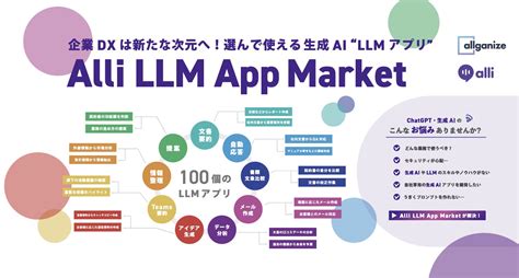 イベント告知 第4回ai・人工知能expoにブース出展。即利用できる生成ai、llmアプリ「alli Llm App Market」のデモや