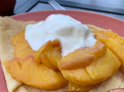 Mouth Watering Peach Crepes Recipe In Asheville Nc