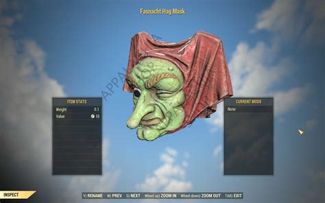 Buy Hag Mask Fasnacht Rare M In Fallout Items Offer