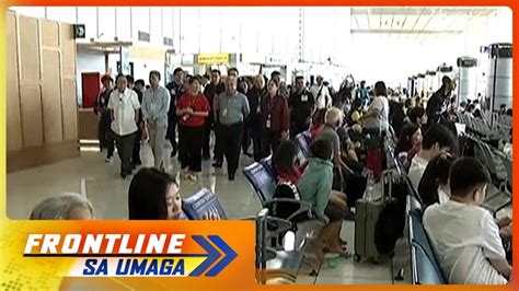 Ilang Opisyal Ng Dotr Nag Inspeksyon Sa Naia March Frontline Sa