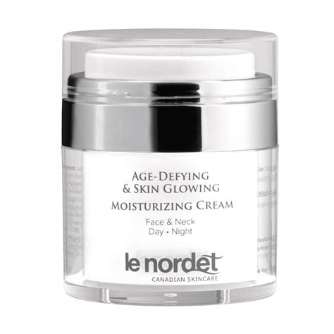 Crème hydratante anti âge et éclat pour la peau Le Nordet Canada