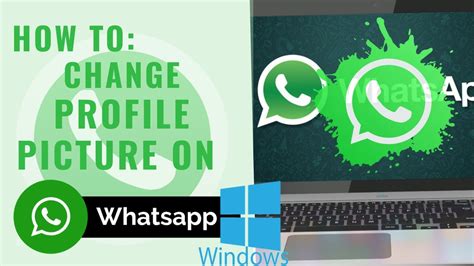 How To Change Profile Picture In Whatsapp Web New Youtube