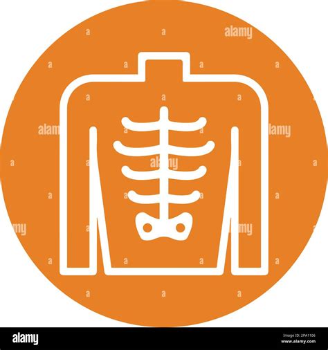 X Ray Icon Radiology Vector Graphics Use For Commercial Print Media