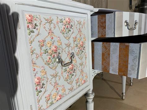 Glamorous Antique French Provincial Sideboard Credenza Buffet