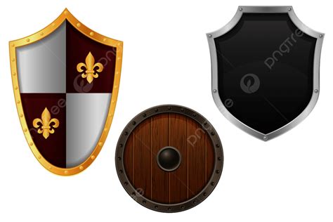 Medieval Battle Vector Design Images Battle Shield Medieval Stock Vector Illustration Isolated