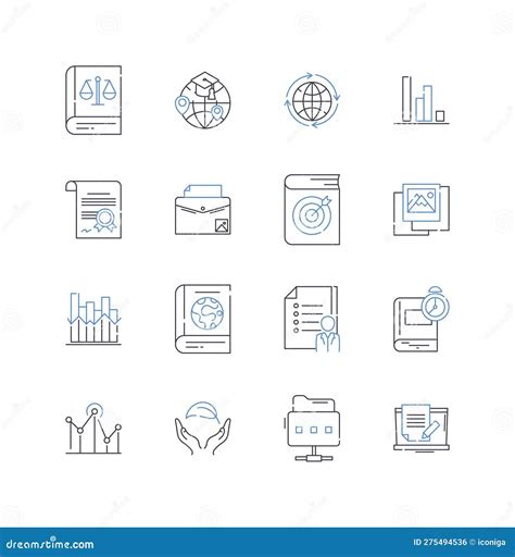 Cultural Anthropology Line Icons Collection. Ethnography, Kinship
