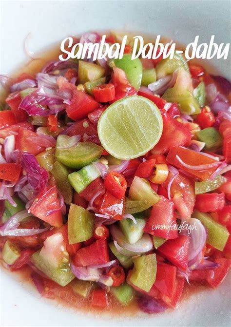 Resep Sambal Dabu Dabu Khas Manado Oleh Laily Agustien Ummifaizfaqih