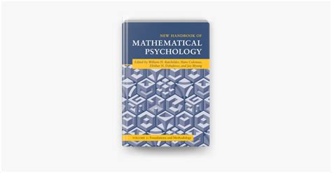 ‎new Handbook Of Mathematical Psychology Volume 1 Foundations And