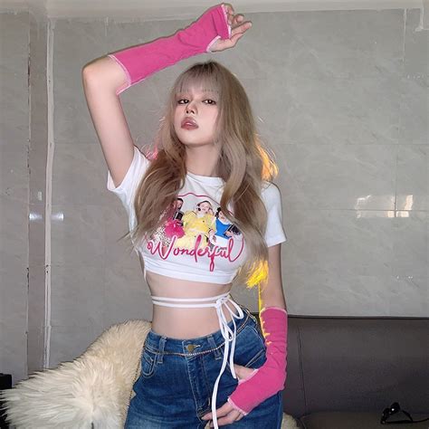 Jual Keinginan Murni Sexy Hot Gadis Sehelai Kain Di Atas Lengan Top Wanita Desain Rasa Niche